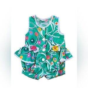 VTG Baby Togs romper floral onesie 3T 80s 90s